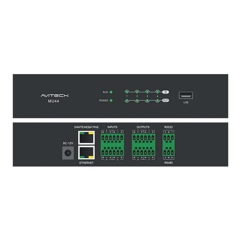 4CH cyfrowy procesor audio