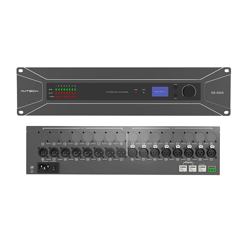 8-kanałowy interfejs audio Dante